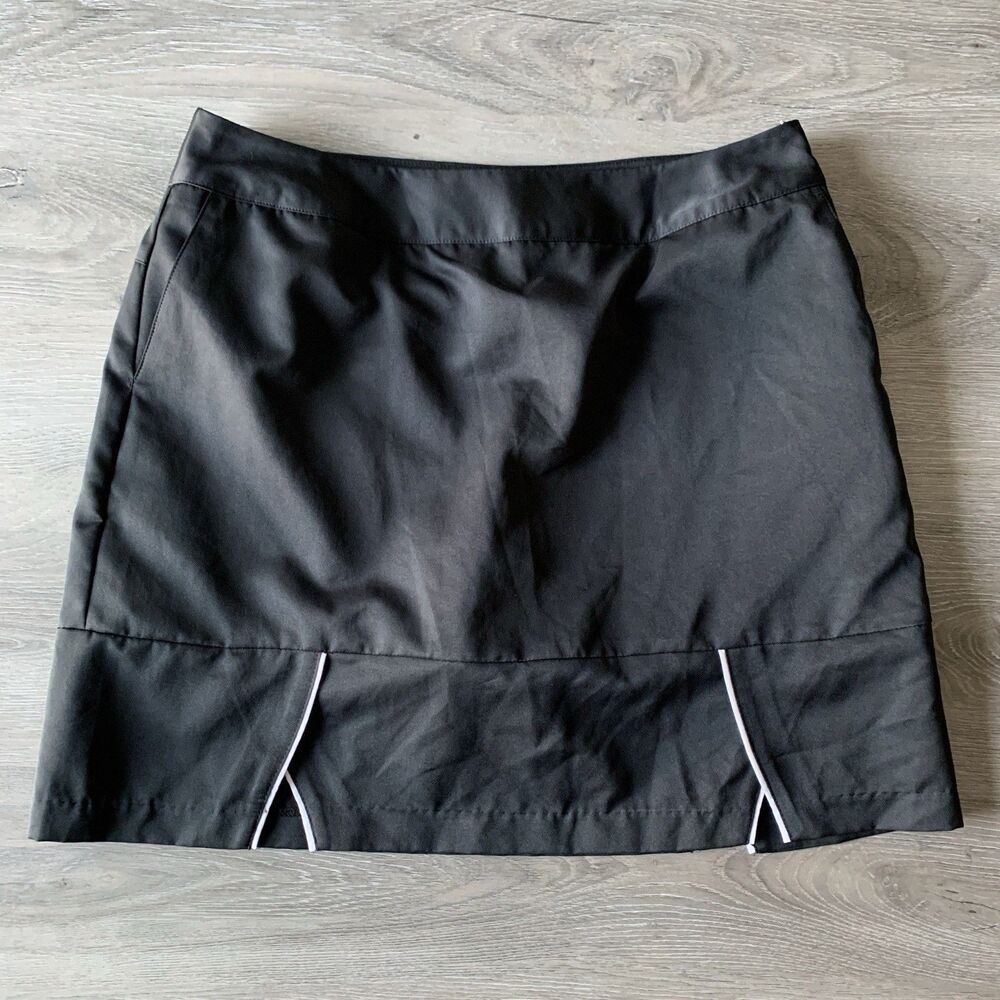 NWT Adidas Size 8 Black Climacool Golf Tennis Athletic Skirt Skort Shorts